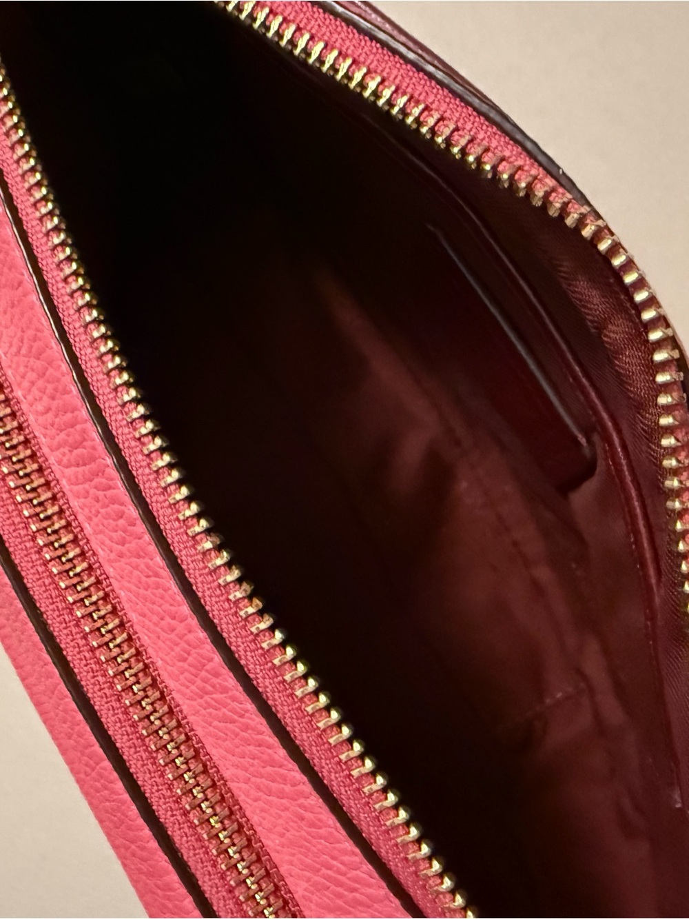 Coach Cassie Colorblock Camera Crossbody Bag in Pink, Cream & Burgundy - Picture 13 of 16